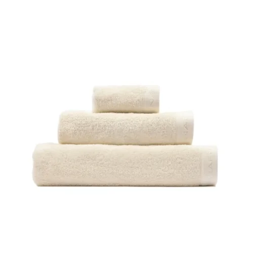Naf Naf Conjunto de toalhas de banho casual creme de 3 peças