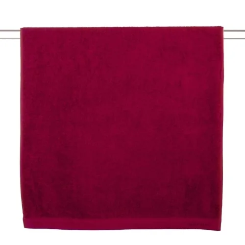 Naf Naf Casualowy ręcznik kąpielowy w kolorze bordowym