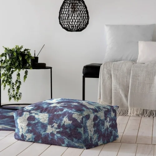 Rodier Azuri Puff 50x50x25 cm mehrfarbig