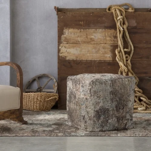 Rodier Groot Puff 50x50x50 cm mehrfarbig