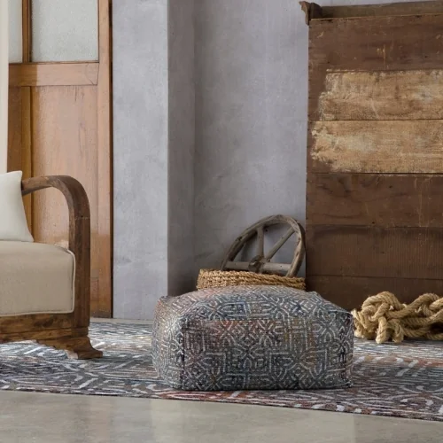 Rodier Llescas Puff 50x50x25 cm mehrfarbig