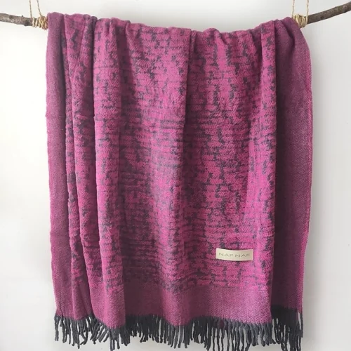 Manta plaid Naf Naf Tylou fucsia