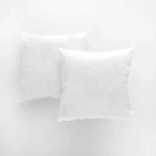 Pack de 2 garnissages de coussin Guy Laroche 45x45cm blanc