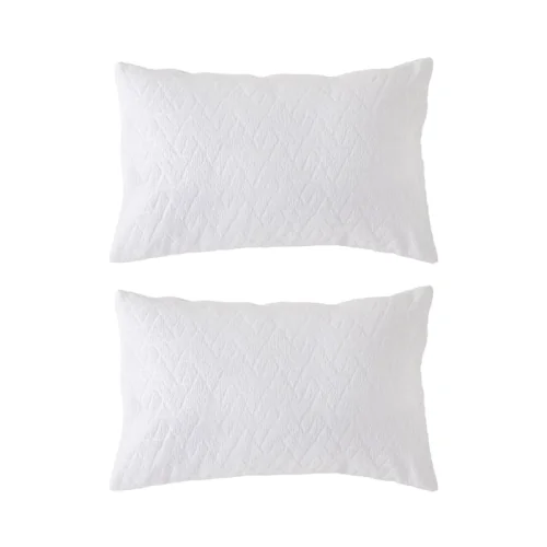 Guy Laroche Confezione di fodere per cuscini Brenta-c 30x50 (2) bianco