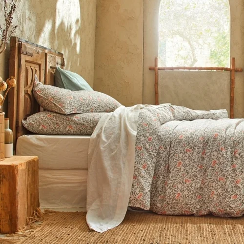 Housse de couette crème Indira