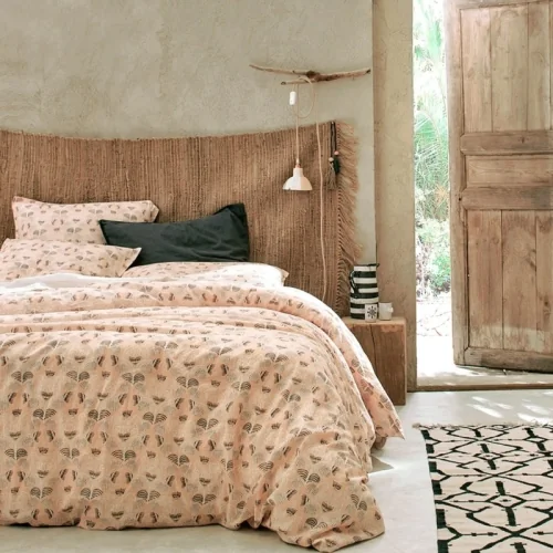 Copripiumino in lino/cotone biologico Bati aube