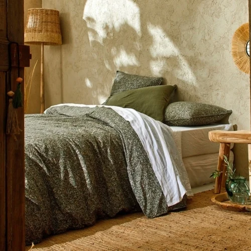 Copripiumino in lino/cotone biologico alle alghe Indira