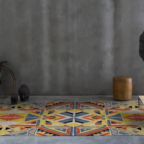 Tapis Rodier Tensival trival multicolore