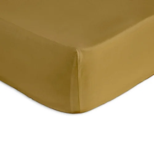 Naf Naf CASUAL mustard fitted sheet